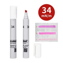테스트 펜 다인펜 아코테스트 표면 장력 측정 검사팬, M.arcotest 34