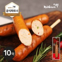 [교촌] 닭가슴살 스모크소시지 (청양고추) 70g 10팩, 단품