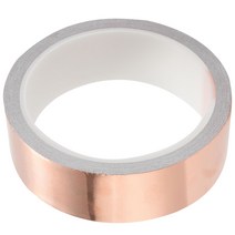 30mm x10m 구리 호 일 테이프 접착제 EMI 차폐 기타 슬러그 달팽이 장벽 도구, 하나, 로즈 골드