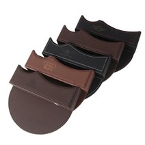 오토데코 차량용 수납정리 틈새수납 홀더 수입차 국산차 로고(레이저 각인), one size, 포르쉐(연브라운)