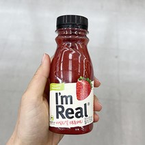 아임리얼 딸기 190ml x 2개 보냉백포장, 아이스보냉백포장