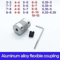 커플링 CNC 모터 조 샤프트 플렉시블 1PC MINGPING (Size : 6.35mm 4mm), 21 10mm 10mm