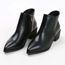 나나구두 스틸레토 로우 앵클 부츠 4.5cm