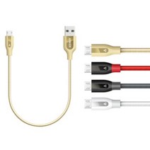 앤커 Anker PowerLine+ 케블라 Micro USB 케이블 0.3m (A81410) 레드{A8141091}, 1개