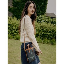 [빈폴ACC] (BE28A4T45R) 빈폴 헤릿 세로 미니백 Navy