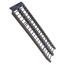 굴삭기 진입 상차 오토바이 농기계 사다리 경사로, 회색2.3미터5톤40폭포크한쌍