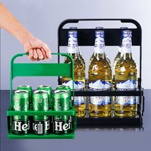 커피캐리어 캠핑 컵 배달 캔 음료수 6구 홀더 트레이, 감자쌀롱 1-커피캐리어-그린