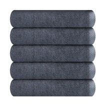 송월타월 뱀부 뉴컬러 무지 155g 세면타월, 5개, 회색