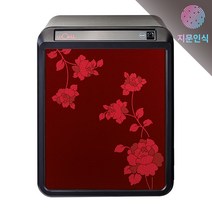 루셀금고 선일 LUCELL UP-040NW지문 레드꽃무늬 40L 72kg 두꺼운잠금장치[스마트기능없음] 가정용개인금고 현금보관, UP-040NW