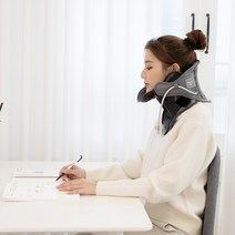 [딱 일주일 간 10만원 할인] 제스파 의료용 목견인기 거북목 교정기 자세교정 바른자세 목보호대, 블랙,ZPM216