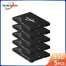WALRAM-2.5 'sata3 Ssd 120gb 128gb 240gb 256gb 480gb 512gb 1 테라바이트 Hdd 내장 하드 디스크 데스크탑 노트북 용 솔리드 스테이트, 5pcs 1TB