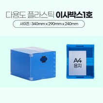 원룸 고시원 짐정리 소형 이사용박스 1호 이삿짐박스, 1개, 이사박스1호 빨강
