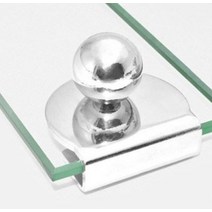 크롬 무타공 유리 손잡이 40x41mm 씽크대 서랍 샷시 붙박이장 1구손잡이 서랍장 신발장 전면고정 장농 미닫이문 중문 문고리 옷장