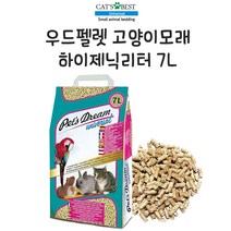 펫츠드림 우드펠렛 고양이 화장실 배변모래 하이제닉 리터 7L(4Kg), 7000ml