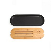 요비월드 대나무 다도 차판 40X15CM 차도구 보이차차판 다도용품