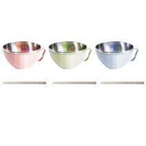 까사니 파스타볼 3인 세트 ( 컵그릇3P + 젓가락3P), 1SET