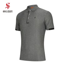 세바스찬골프 남성 전체 펀칭 반팔 티셔츠 M081