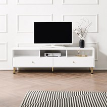 히트가구 [히트가구]D431 서랍 거실장 1500 2colors, 화이트