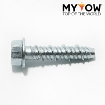 중공벽돌 콘크리트용 창호 경기장의자 고정 / 마이토우 토우 콘크리트 스크류 앙카 볼트 10개입, 8*50