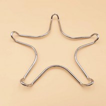 밥솥 부품 스테인레스 스틸 홀더 쿠커 지지 랙 캠핑 철 스토브 링 열 디퓨저 팬 작은 냄비 스탠드, 02 5 angle