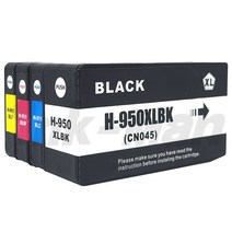 잉크맨 950 951 XL 호환 카트리지 / HP 오피스젯 프로 8100 8600 8610 8640 8660 251DW 276DW 프린터 호환 / 950XL 951XL 재생 잉크, 950XL 951XL 4색 호환카트리지