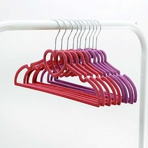 화이트래빗 벨벳 러블리 논슬립 옷걸이, 벨벳 러블리 핑크 1p