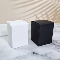 캔들바다 양초용 3온즈박스(화이트) (90ml), 10개