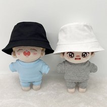 티니숲속 10cm 15cm 20cm인형옷 벙거지 모자 아이돌, 브라운, 브라운