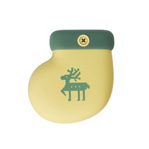 PYHO 충전식 휴대용 양면 발열 손난로 USB 보조배터리 5000mAh(투인원), 노란색 양말