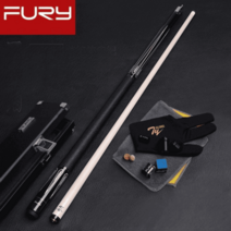 롱고니 큐 당구 스틱 큐대 및 악세사리 세트 FURY LY 클래식, 12.5mm, LY-2 사각 케이스 세트