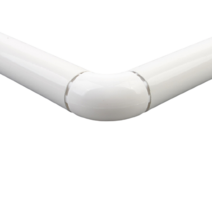 코너 샤워 커튼봉 피팅룸 압축봉 알루미늄 2단