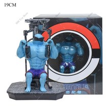 캐릭터 피규어 anime pokemon muscle man 액션 charmande gengar squirtle bodybuilding series 인형 pvc shiny, 상자로 꼬부기