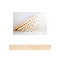 크리앤조이바스우드 각재6.4x6.4x6101개FM4066모형재료, 단품