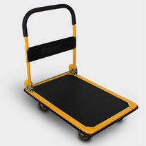 폴딩 손잡이 핸드카트 소형 운반 카트 물류창고 이동식대차 핸들카 미니수레 공장장비, 1개, 중 화이트