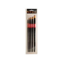 로빈 747 5본세트 / 둥근붓 / 수채화붓, 1개, 2호+6호+8호+12호+16호