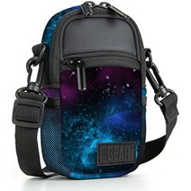 usa Gear 컴팩트 카메라 케이스(사우스웨스트) 소니 사이버샷 캐논 파워샷 엘프 니콘 쿨픽스 등과 호환되는 액세서리 포켓 레인 커버 및 숄더 스트랩이 있는 포인트 앤 슛, 갤럭시와 블랙