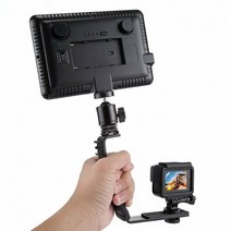 홀더 그립 L 모니터 마이크 핫슈 연장 마운트 브라켓, 단품, 단품