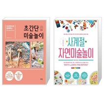 미대엄마와 함께하는 초간단 미술놀이 + 라온이네 사계절 자연미술놀이 [세트상품]