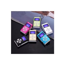 패션 플러그인 MP3 스크린 금속 알루미늄 쉘 스포츠 Mp3 휴대용 고품질 워크맨 음악 플레이어, 은