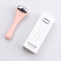 얼굴 마사지기 마사지 도구 기구 스테인레스 스틸 냉각 페이스 롤러 스킨 냉각 아이스 롤러 아이 페이셜 안티 에이징 페이스 리프트 통증 완화 뷰티 스파 69, 협력사, eye roller 핑크