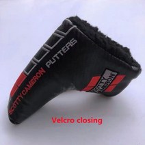 골프 블레이드 퍼터 커버 반원형 센터 샤프트 스퀘어 사이드 클럽 헤드 캡 벨크로 클로저마그네틱 클로저, Velcro closure 13