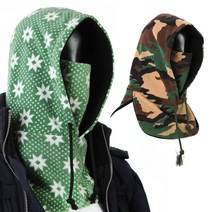 후드 넥워머 방한 목도리 겨울 모자 방한모자