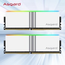 Asgard-Valkyrie V5 시리즈 DDR4 RAM PC 메모리 8GBx2 3200MHz RGB 폴라 화이트 오버클럭 성능 데스크탑용, 01 V5 8GBx2 3200MHz
