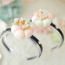 미야 족두리 한복 머리띠