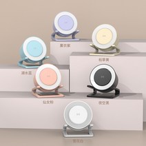 5.1채널스피커 국제 뉴타입 컬러풀 무선블루투스 스피커 미니 휴대용스몰 형아웃도어 대음량 가정용 우퍼스피커, T06-블랙