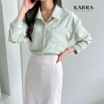 [카라] KARRA (77까지)뮤트소프트블라우스_KB3SBL049Q