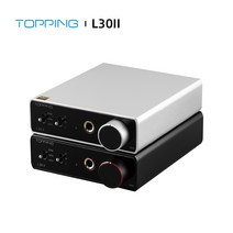 TOPPING L30 II NFCA 헤드폰 증폭기 6.35MM 3500mW*2 Hi-Res Audio PreAmp 560mW*2 HiFi AMP, Black