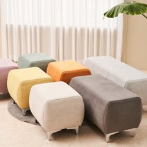 채움디에프 맨하탄 에오스스툴 파우더룸의자 패브릭 이지클린 드레스룸 쇼룸 대기실 벤치의자, 그린