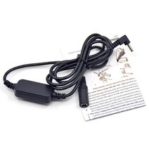 견고한 12V-24V DC 전압 조절 케이블 CA-PS700 캐논 호환 호환 DR-E5 DR-E10 DR-700 더미 배터리, 한개옵션0