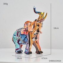 인테리어 장식품 오브제 북유럽 다채로운 닥스 훈트 조각 및 동상 홈 거실 캐비닛 장식, L 스타일